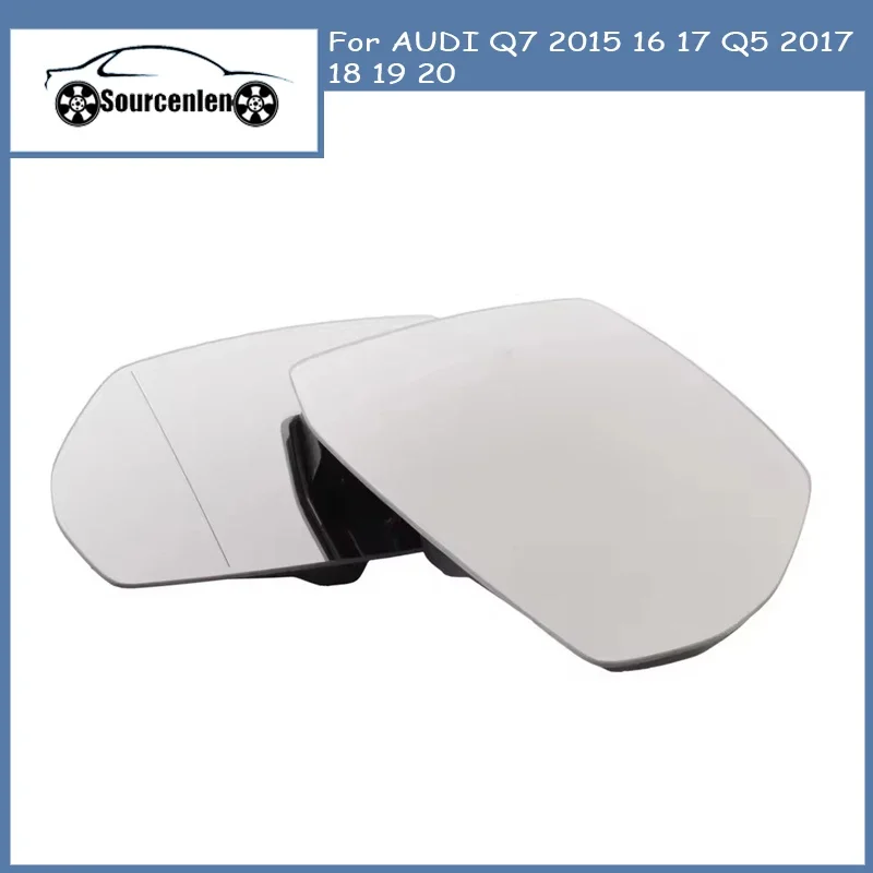 

Side Mirror For AUDI Q7 2015 16 17 Q5 2017 18 19 20 Rearview Side Glass Lens With Heat OEM 4M0857535 4M0857536