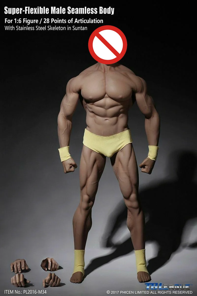 TBLeague 1/6 Phicen M30 M31 M32 M33 M34 M35 M36 Staal Roestvrij Skelet Super Flexibele Naadloze Mannelijke Man Figuur Zonnebrand Lichaam