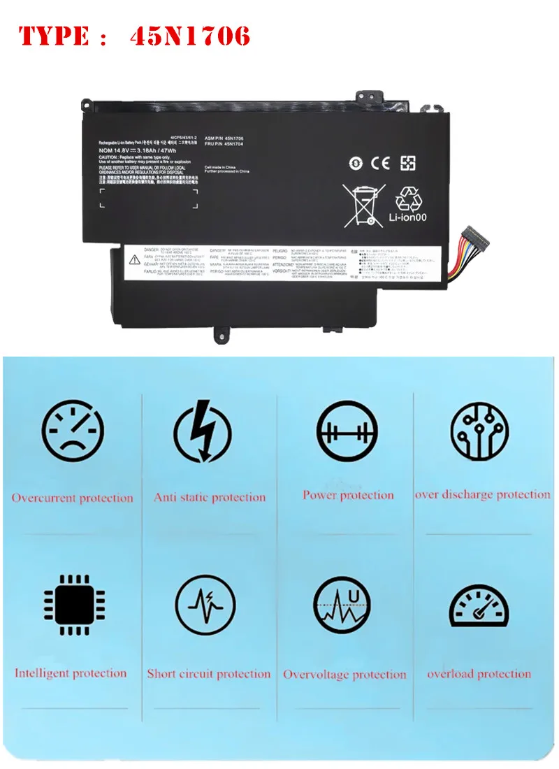Laptop Battery For Lenovo YOGA 20CD0038GE 20CD00B1US 20CDS00800 S1-S240  S1-120 20CD 20C0 45N1704 45N1705 45N1706 45N1707