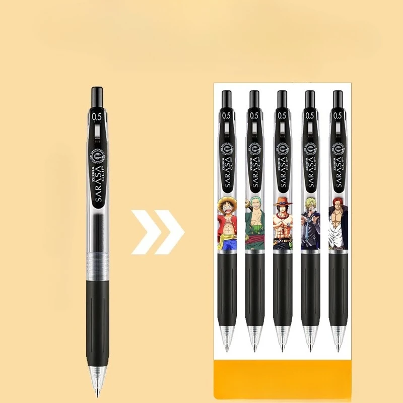 One Piece Luffy Zoro Sanji Printed DIY Gel Pen Creative High Value