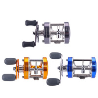 Model 30- 60# Saltwater Fishing Reels 2+1bb 9KG Casting Sea Fishing Reel Gear Ratio 5.2:1 Trolling Reel Round Bait Casting Reel