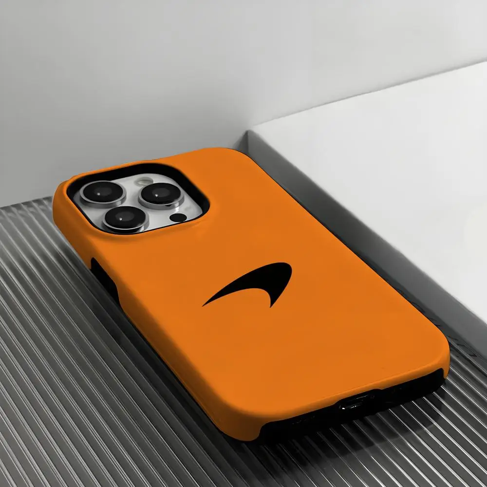 حافظة هاتف ماكلارينز للسيارة الرياضية حافظة هاتف مغناطيسية لهاتف آيفون 16 15 14 13 12 11 Pro Max X XR XSMax 7 8 Plus طبقة لامعة من الصلب #4