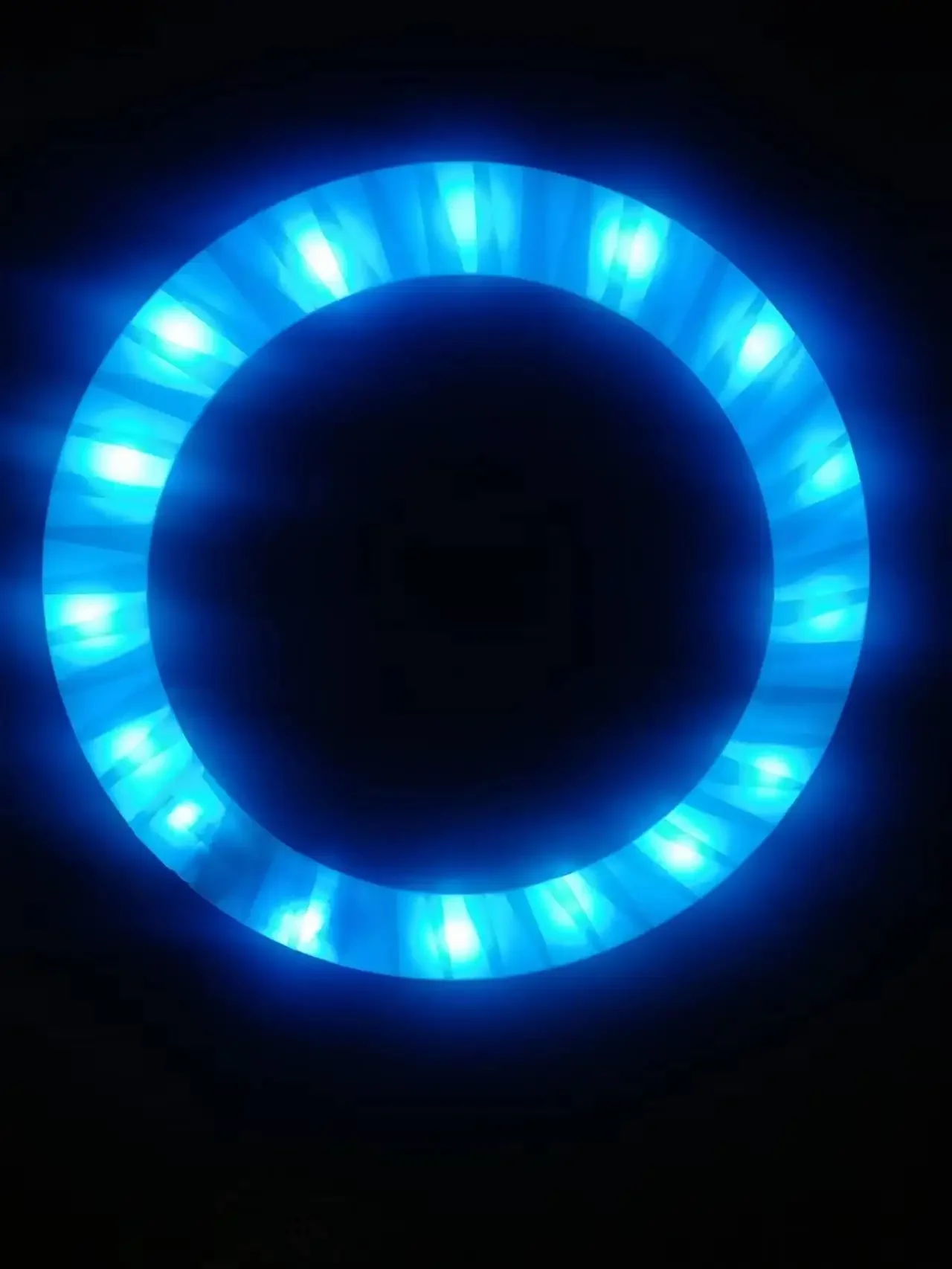 Rechargeable LED Rings Light Up Decoration Juggling Rings Flexible Colors