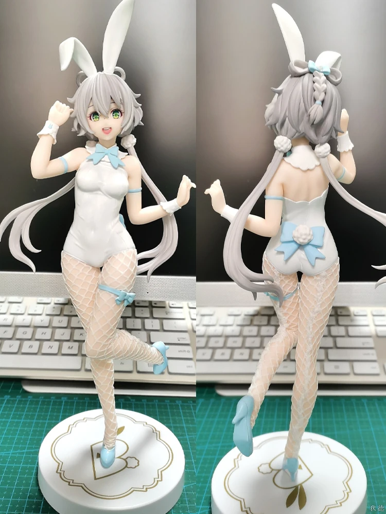 In Voorraad Originele FuRyu Bicute Konijntjes Luo Tianyi Hatsune Miku Witte Kousen Anime Figuur Collectible Model Desktop Ornament