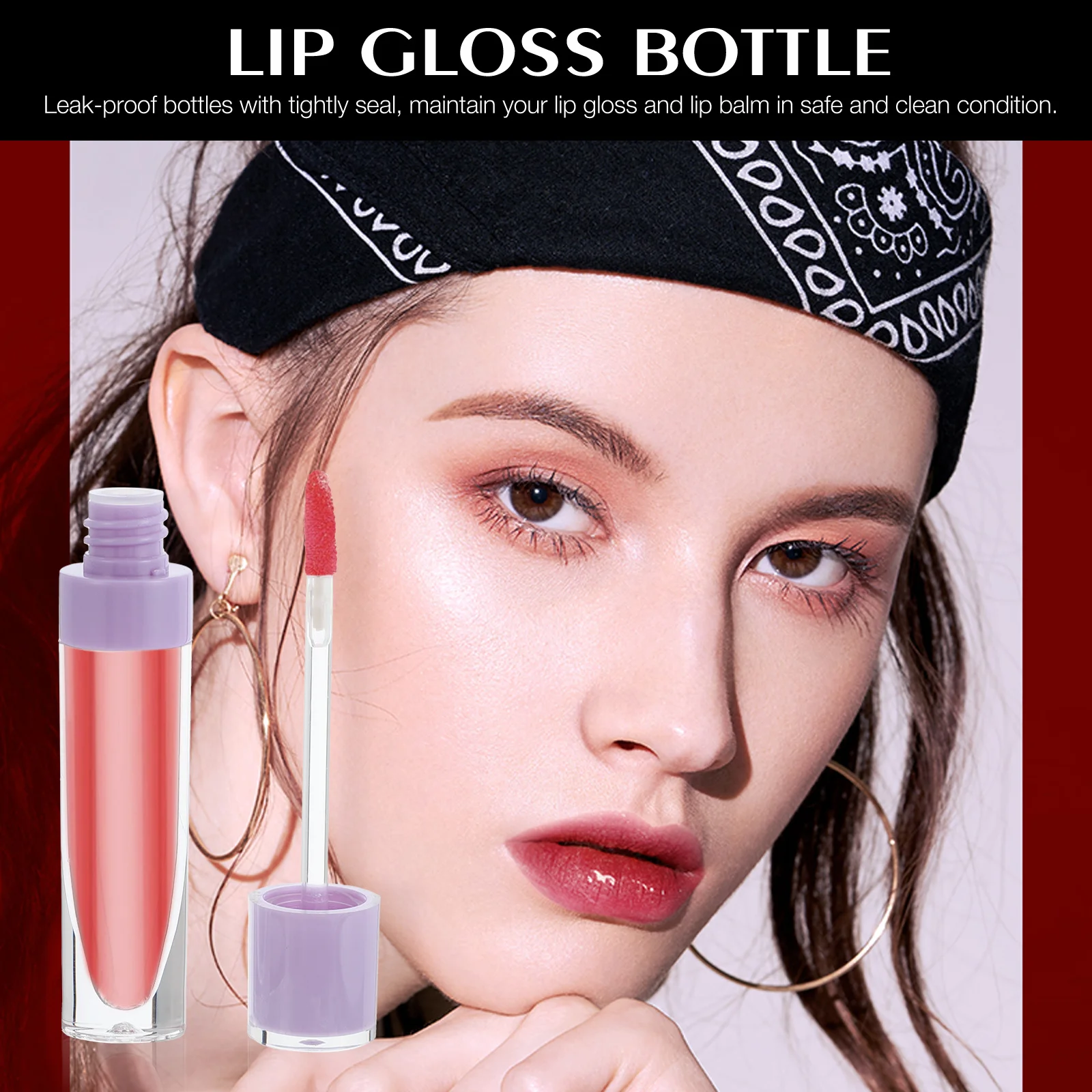 

10Pcs Empty Lip Gloss Tubes Premium Lip Balm Containers Leakproof Bottles for DIY Handmade Use Travel