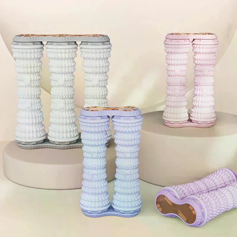 

Foot Massager Massage Roller Yoga Massage Ball Plantar Fascia Roller Muscle Relaxation Care Plastic Manual Foot Massager Rollers
