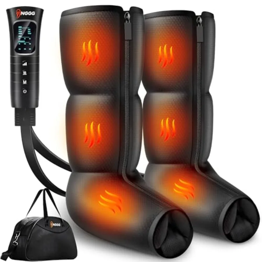 

Массажер для ног с функцией компрессии и подогрева, массажные ботинки для стоп и икр для улучшения кровообращения и снятия боли, профессиональный последовательный компрессионный массажер