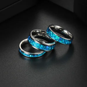 10ベストセールスブルーオパールリング-6