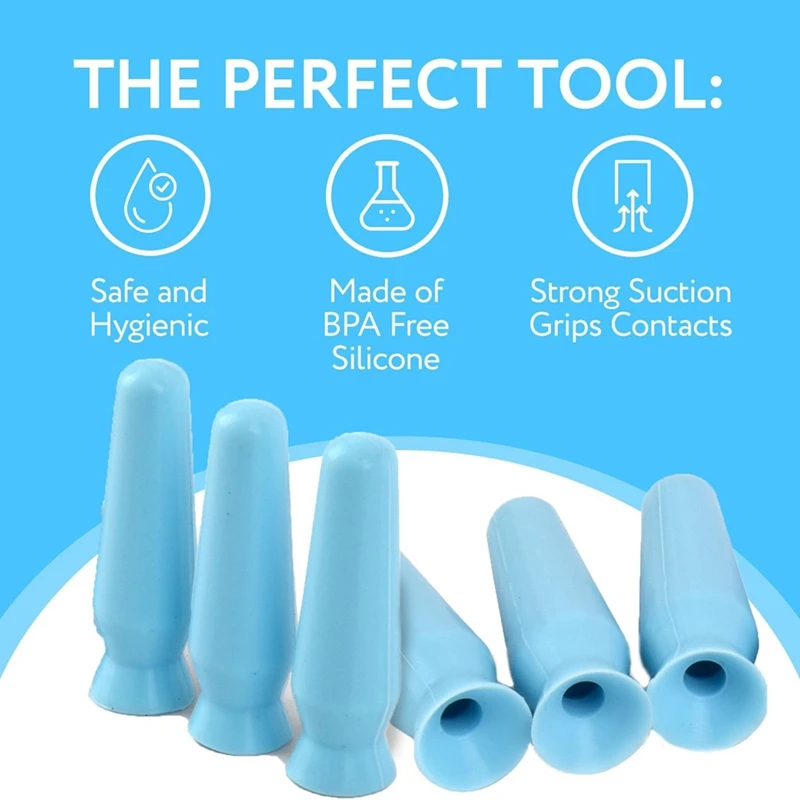 Scleral Lens Remover and Inserter Pack of 3, Ventless Contacts Removal Tool for Hard Contact Lenses & Prosthetic Eyes image 4