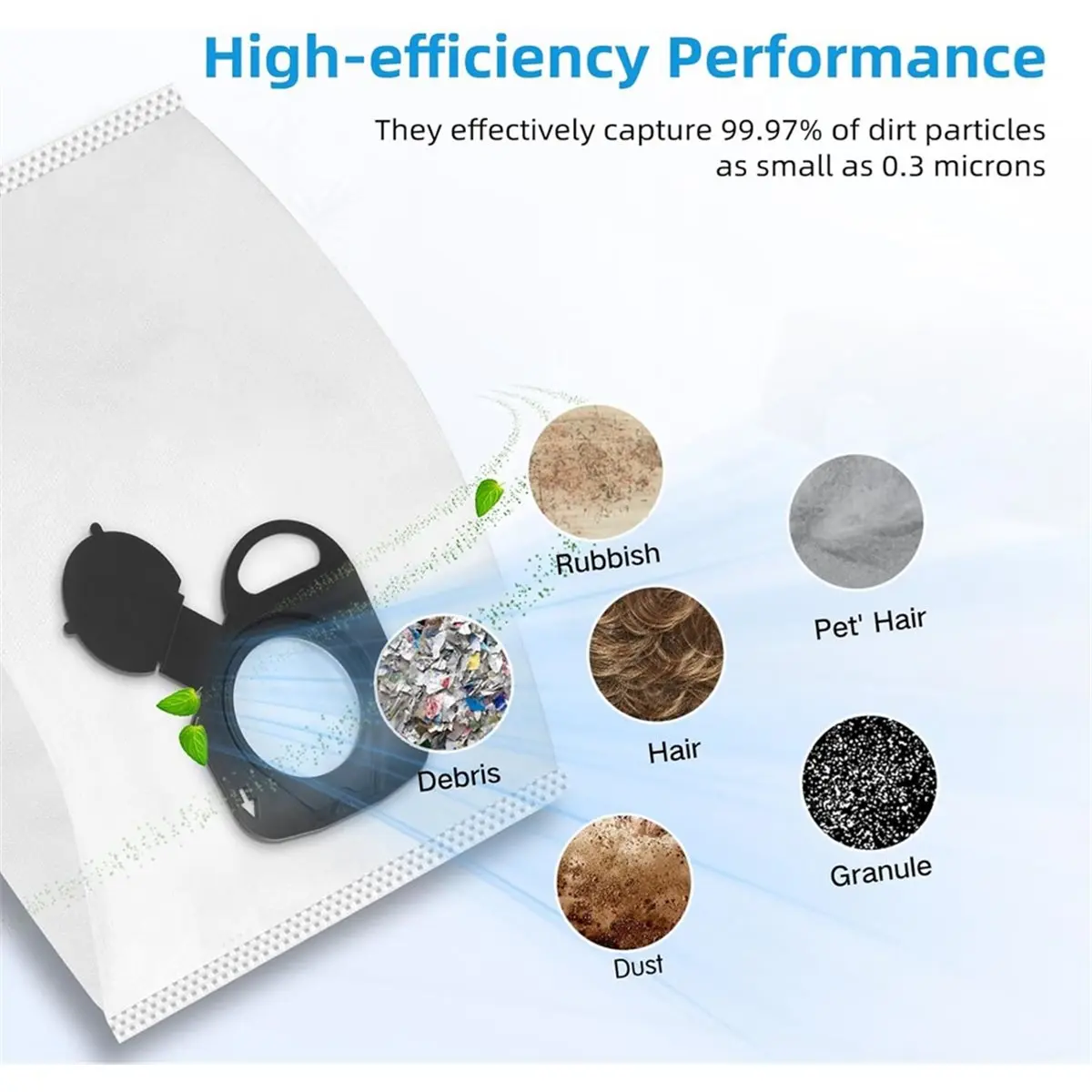 

Appliance Parts 12pcs Vacuum Cleaner Bags for & Hygiene+ Bags Compact Power, Silence Force, , X- Power