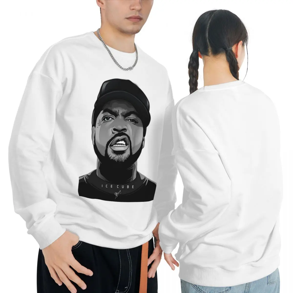 Ice Cube Hoodie Men Fashion Long Sleeve Sweatshirts Autumn Winter Men Women Casual Sweatshirt Hoodie