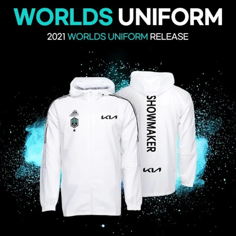 LoL League 2021 LCK DWG Worlds Uniform Miss DK Pro Kit Showmaker Hoodie Jacket Sweater