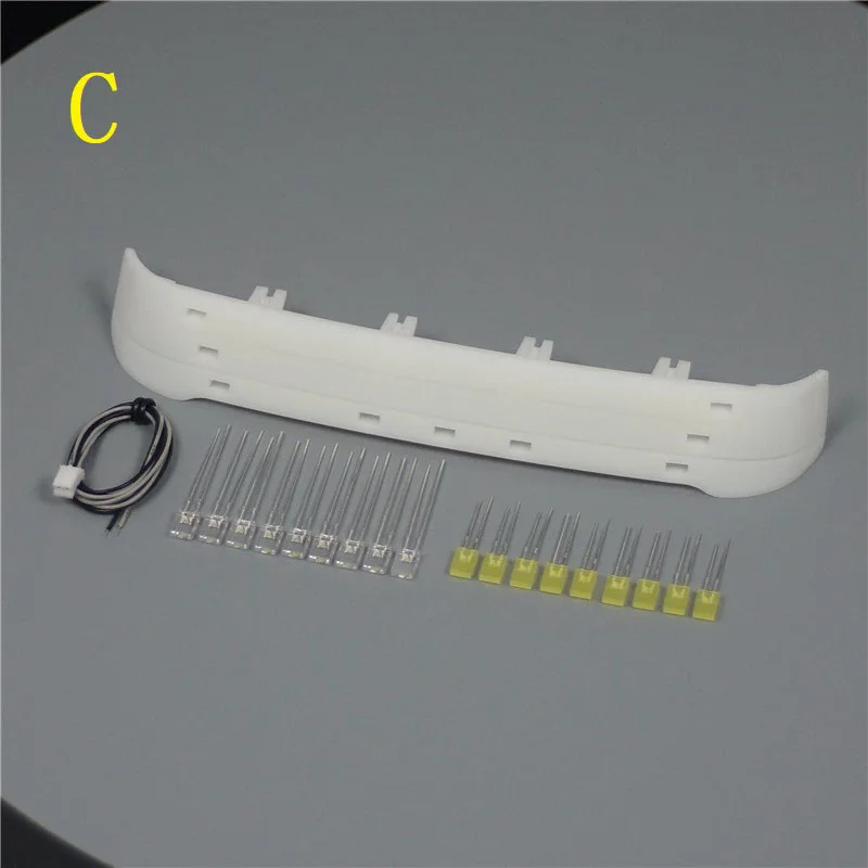 1:14th Scale Plastic Sun Visor with Lights for Tamiya RC Truck VOLVO FH16 750 56360