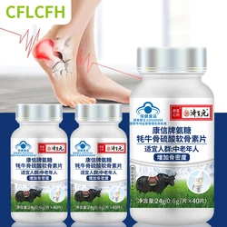 3 Bottles Joint Health Arthritis Osteoporosis Bone Strength Support Tablets Glucosamine Chondroitin Sulfate Calcium Supplements