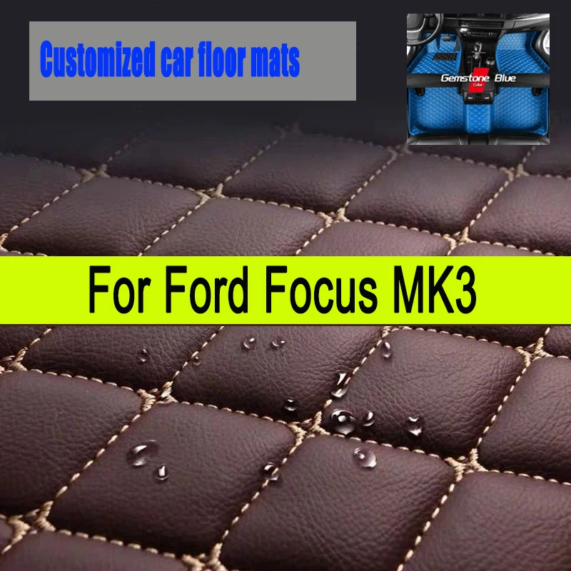 

Автомобильные коврики на заказ для Ford Focus MK3 2012-2018, аксессуары