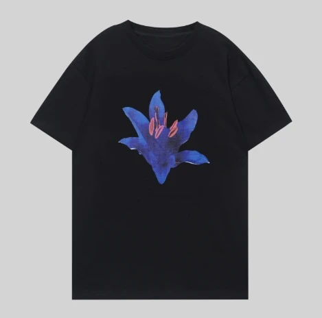 

Fashion Classic T-Shirt Chest Printing Designer Men's T-Shirt High Quality Short Sleeve High Street Loose Large Casual T-Shirt