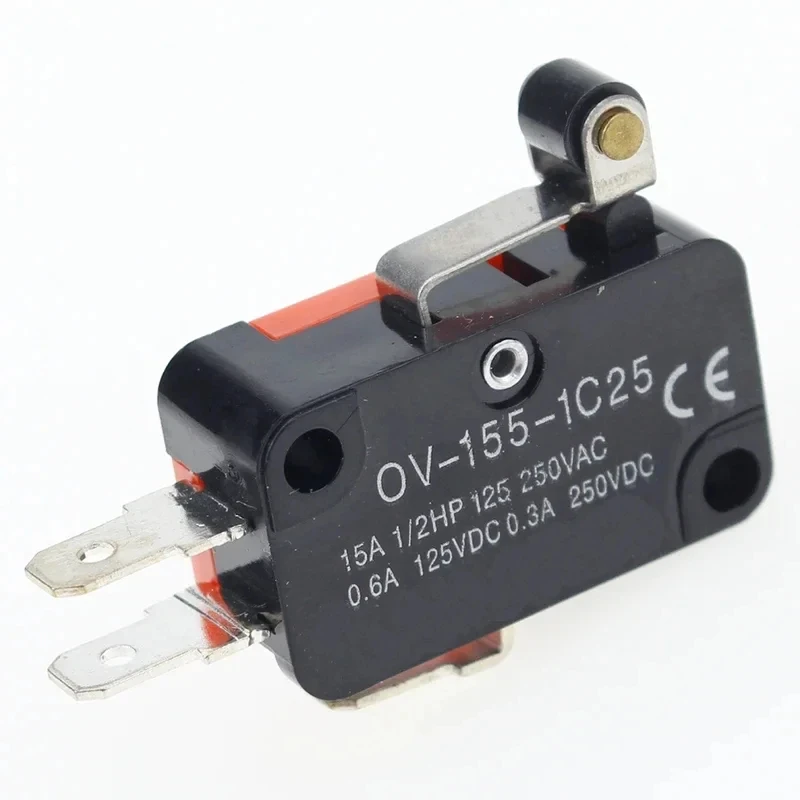 5/10 قطعة مفتاح صغير كبير V-15-1C25/V-154-1C25/V-155-1C25 ، نقطة فضية ، مفتاح اتصال ، مفتاح براعة نقطة نحاسية 15A 250 فولت