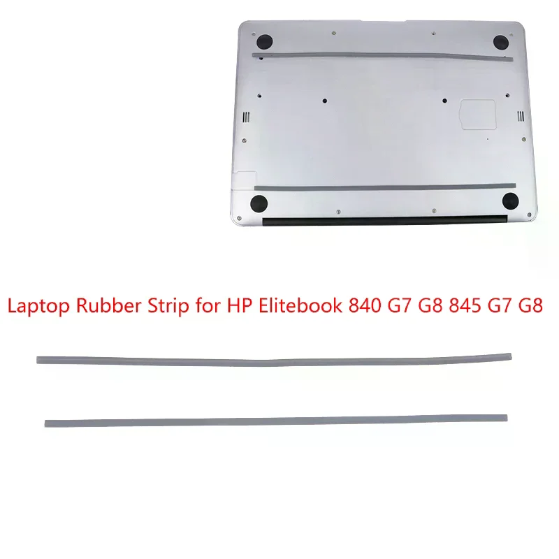 1/2 PCS Laptop Rubber Strip for Elitebook 840 G7 G8 845 G7 G8 Bottom Case Foot Pad Surface Laptop Rubber Feet Strips