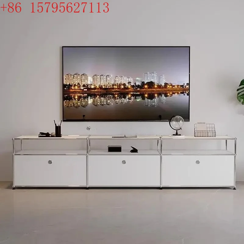 

Medieval USM Module Combination TV Cabinet INS Stainless Steel Modern Simple, Storage Locker CQY