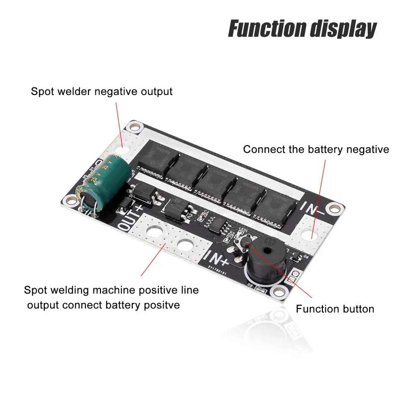 Welding Machine Pen DIY Portable12V Battery Storage Spot Welder Pen PCB Circuit Board Welding Current for Dropshipping