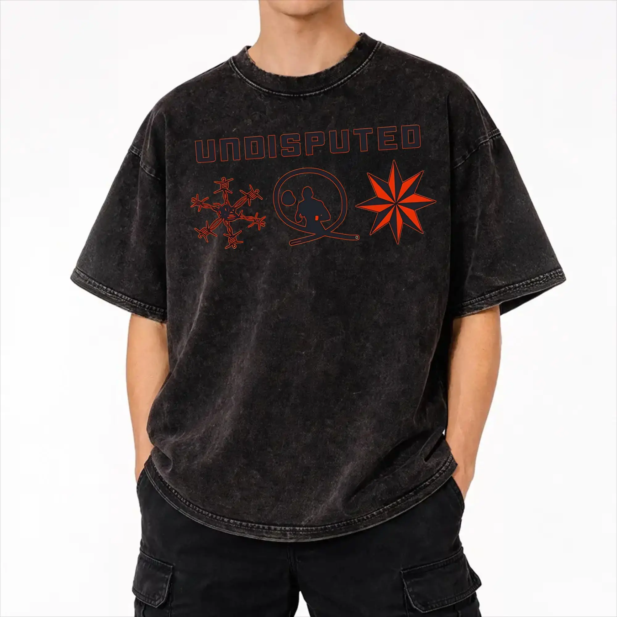 Undisputoyka mk3 Eye Voodoo Yuri Boyka T Shirt Hip Hop Washed Cotton Oversize T-Shirt  Vintage for Men Women Streetwear