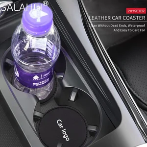 Kaymaz Araba Su Bardağı Mat Pad Renault RS için Spor Megane 3 4 2 Satır Clio 5 Sandero Scenic Logan Twingo Koleos Safrane 2 Adet 6 renault clio için ana satış paspasları-no. 6