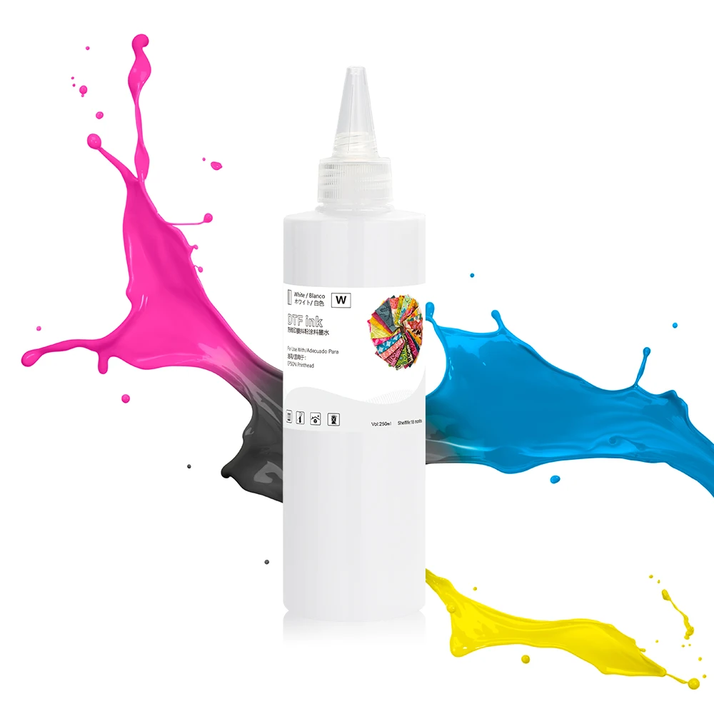 Winnerjet 250ml inchiostro DTF per tutte le stampanti DTF piatte Epson per stampante DTF Epson xp600 L1800 L805 DX5 DX7 4720 5113 1390 DTF