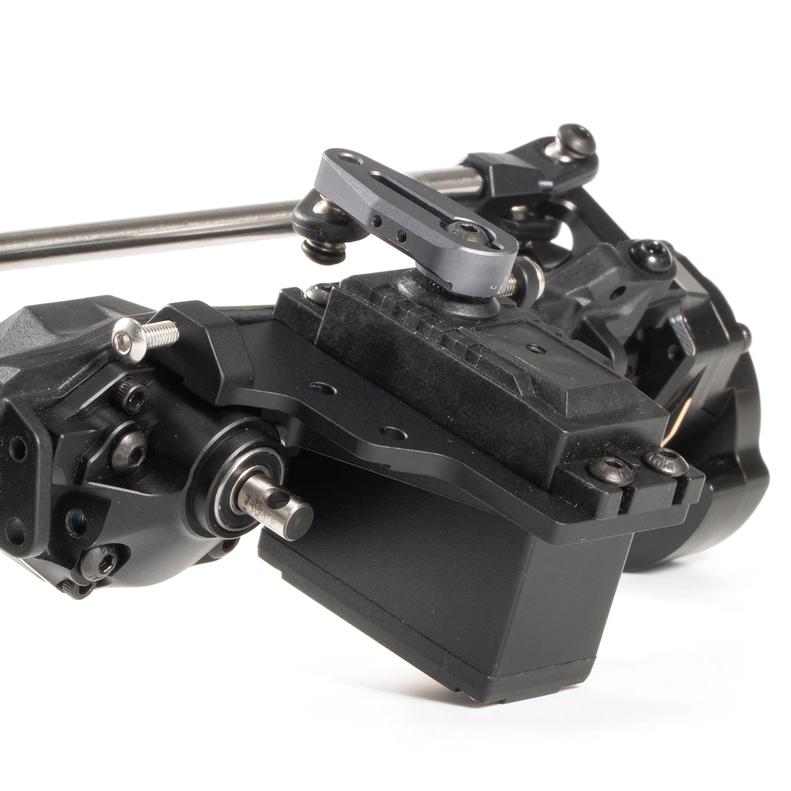 Kit de montaje Servo y enlace de dirección BTA de aluminio para Vanquish F10 Portal F10T eje recto VS4-10 Phoenix VRD LCG chasis