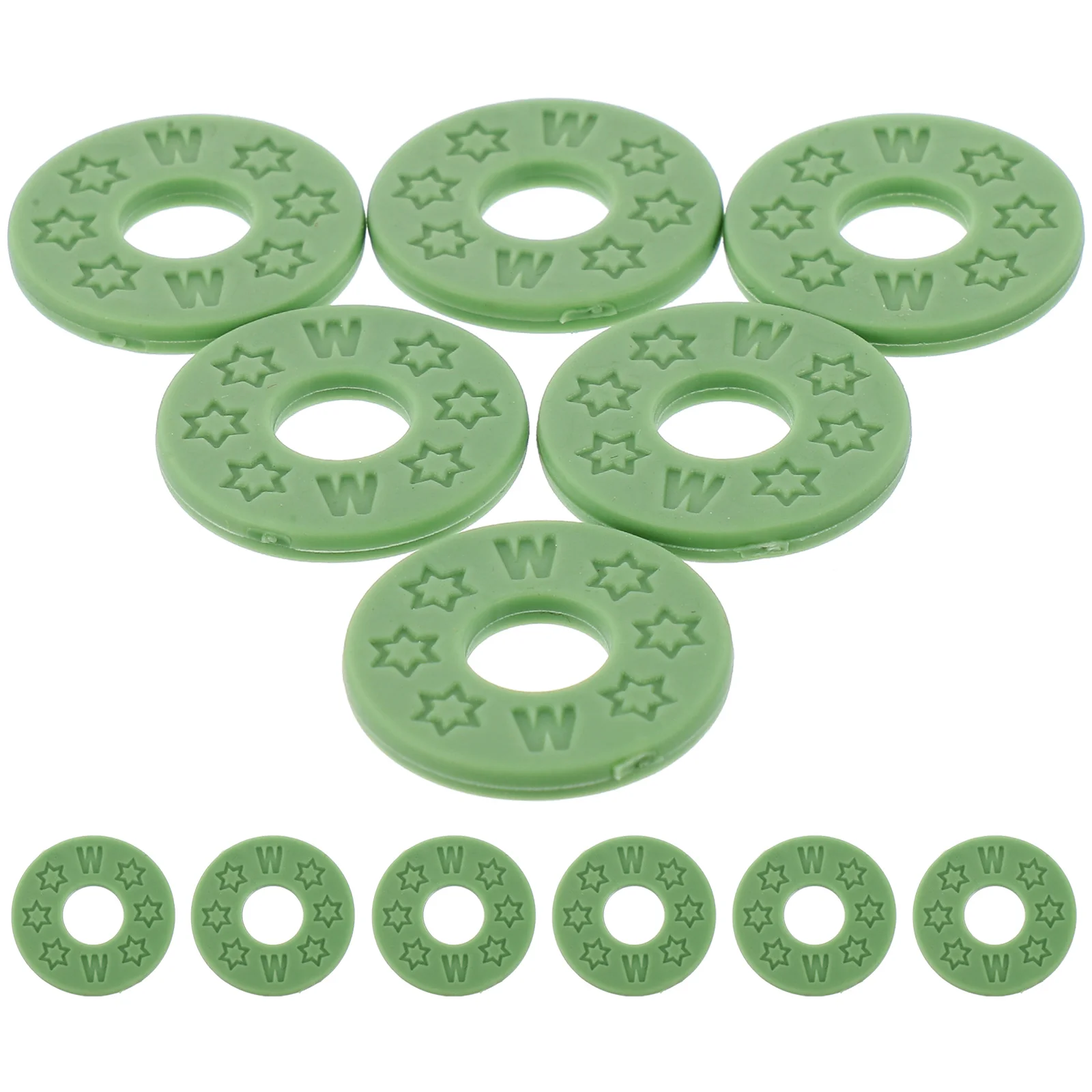 

20 Pcs Silicone Gasket Guitar Strap Buckle Spacer Accessories Silica Gel Parts and