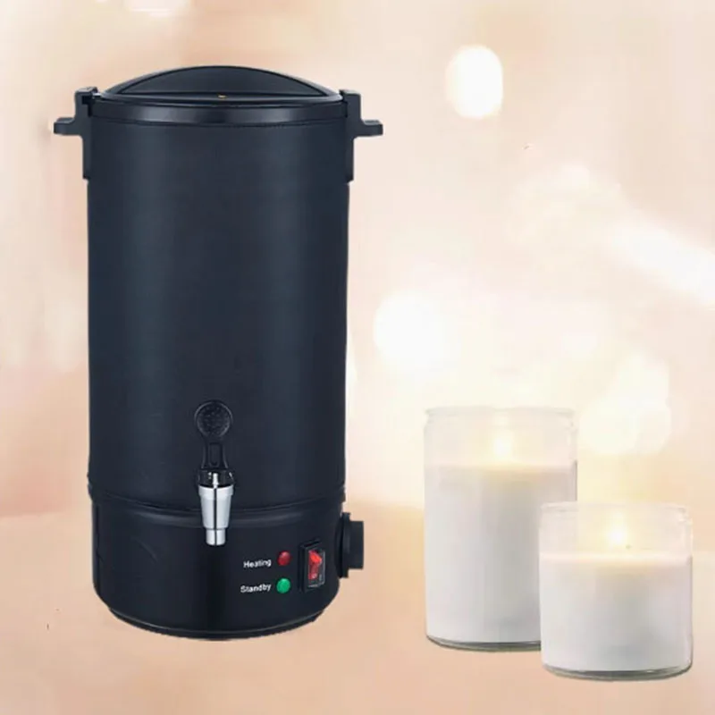 10/8/6L الفولاذ المقاوم للصدأ الشمع Melter وعاء صهر الشمع الكهربائي شمعة صنع درجة حرارة 9 مراحل