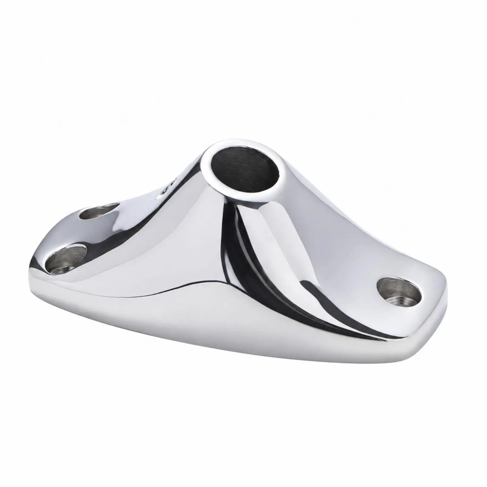 Stainless Steel Marine Flagpole Holder Bracket 14mm Pole Mount for Boat Yacht Outdoor Use