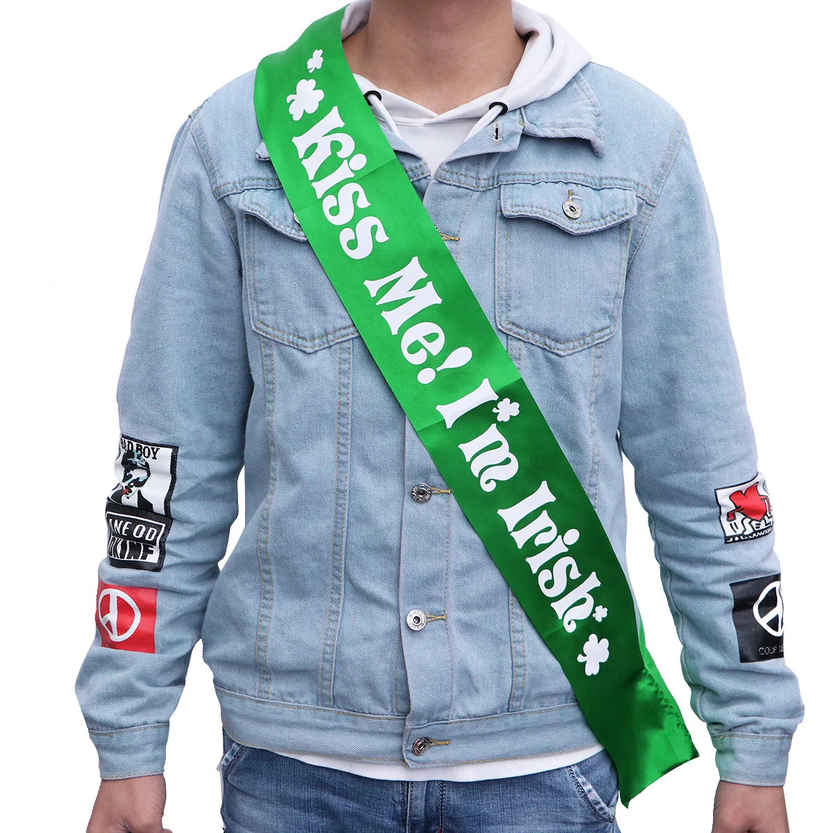 

Patricks Accessories 1 Patricks Day Gloves Pair Gloves Stockings Sash Green Theme Parade Party Decorations Toy