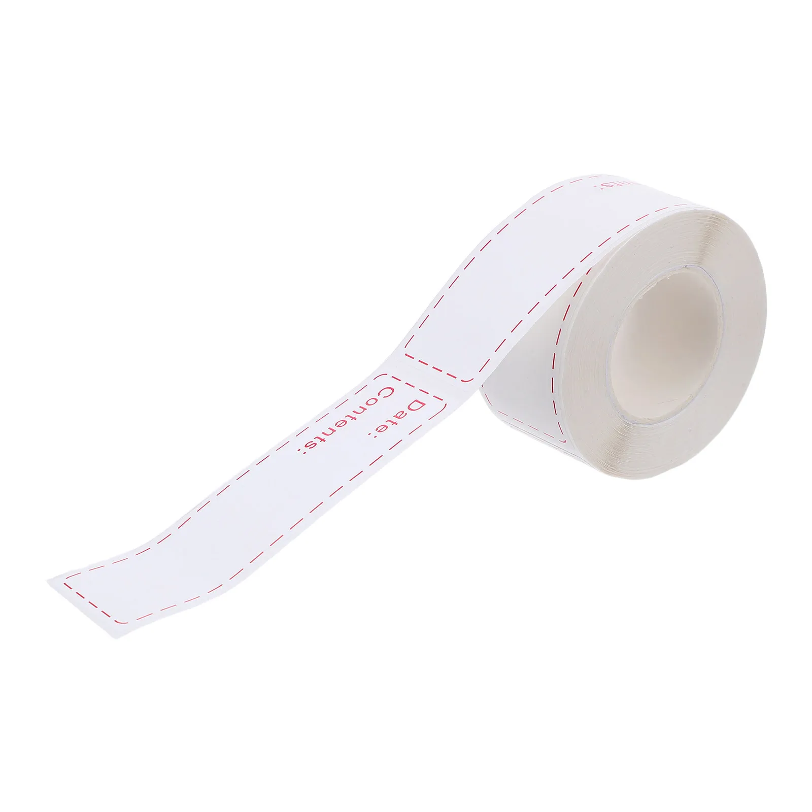 

1 Roll Food Storage Labels Date Content Label Stickers Kitchen Fridge Organizer Reusable Self-Adhesive For Home Restaurant