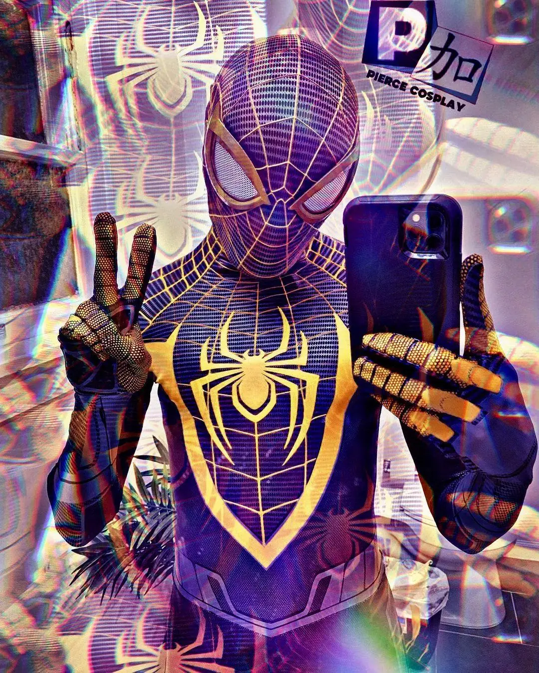 

Костюм Человека-паука Майлза Моралеса для PS5: Металлические глаза, комбинезон Зентай, наряд супергероя для Хэллоуина