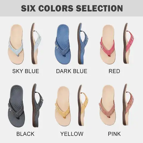 Summer Orthopedic Sandals Women Slippers Home Shoes Casual Female Slides Flip Flop for Plus Size Flat Outdoor