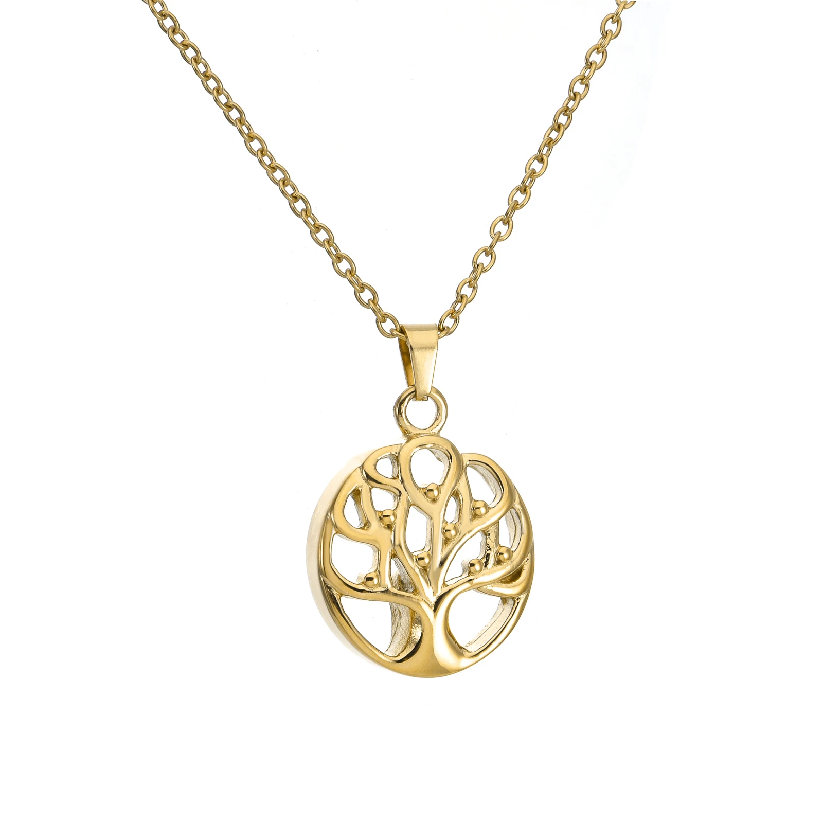 Cremation Necklace - Stainless Steel Ashes Pendant for Human Ash, Memorial Urn Jewelry Keepsake