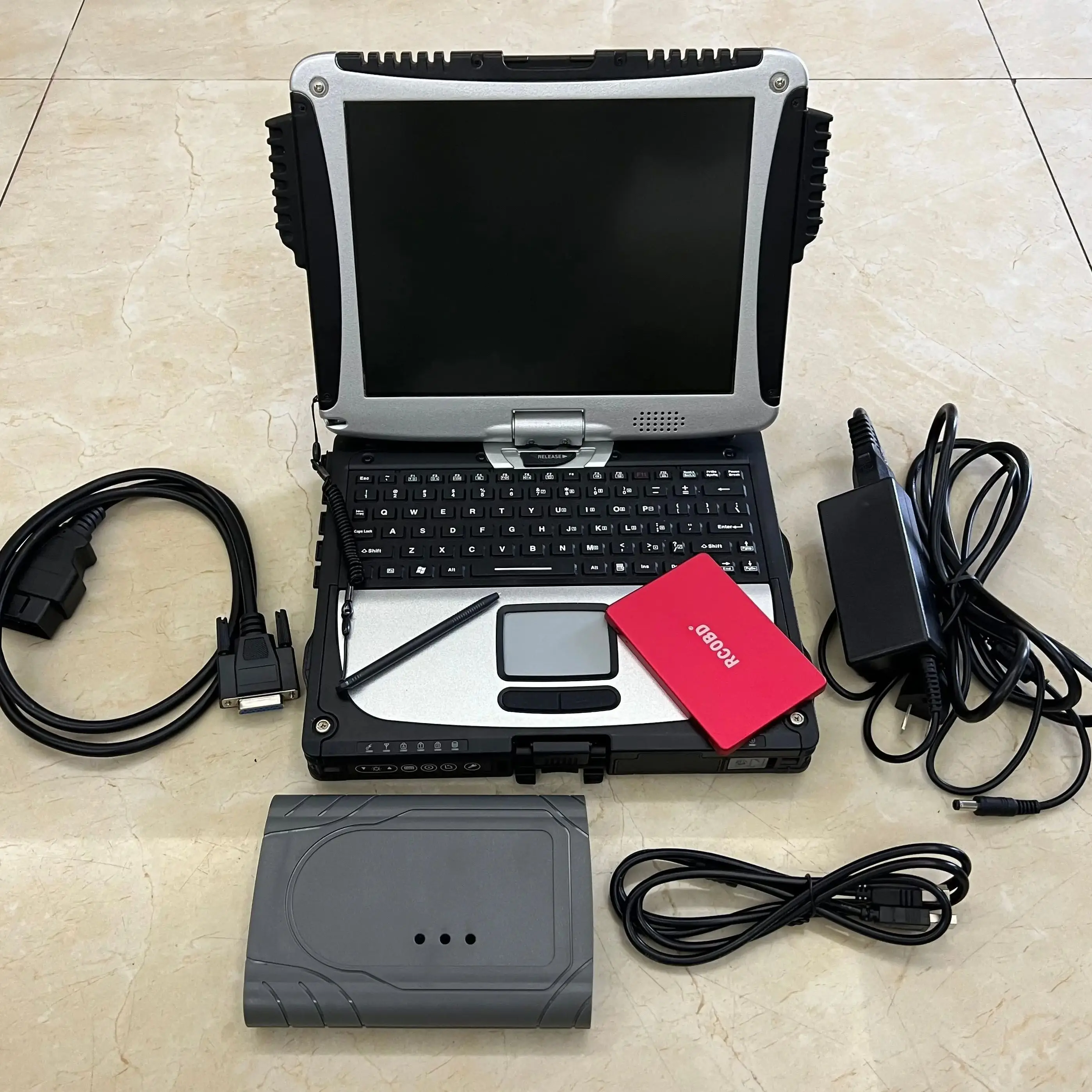 

Версия программного обеспечения 18.00.008 для T-oyota, автоматический диагностический инструмент, тестер IT3, сканер кода OTC, используемый ноутбук Toughbook CF19 I5, процессор 4G