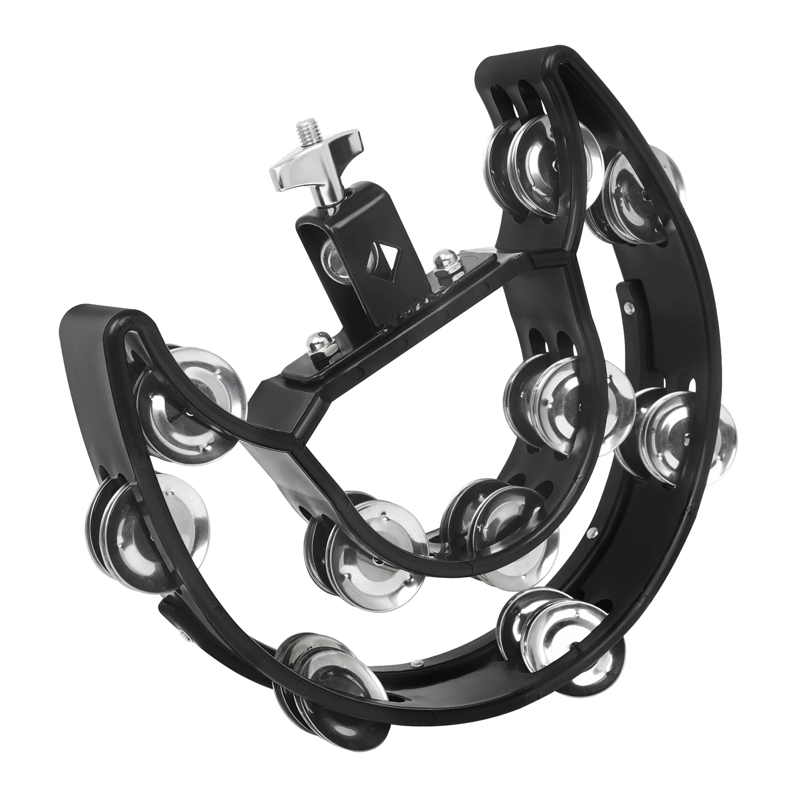 Tambourine Dubbele Rij Handrat - Musical Instrument Rattle recensie en prijs