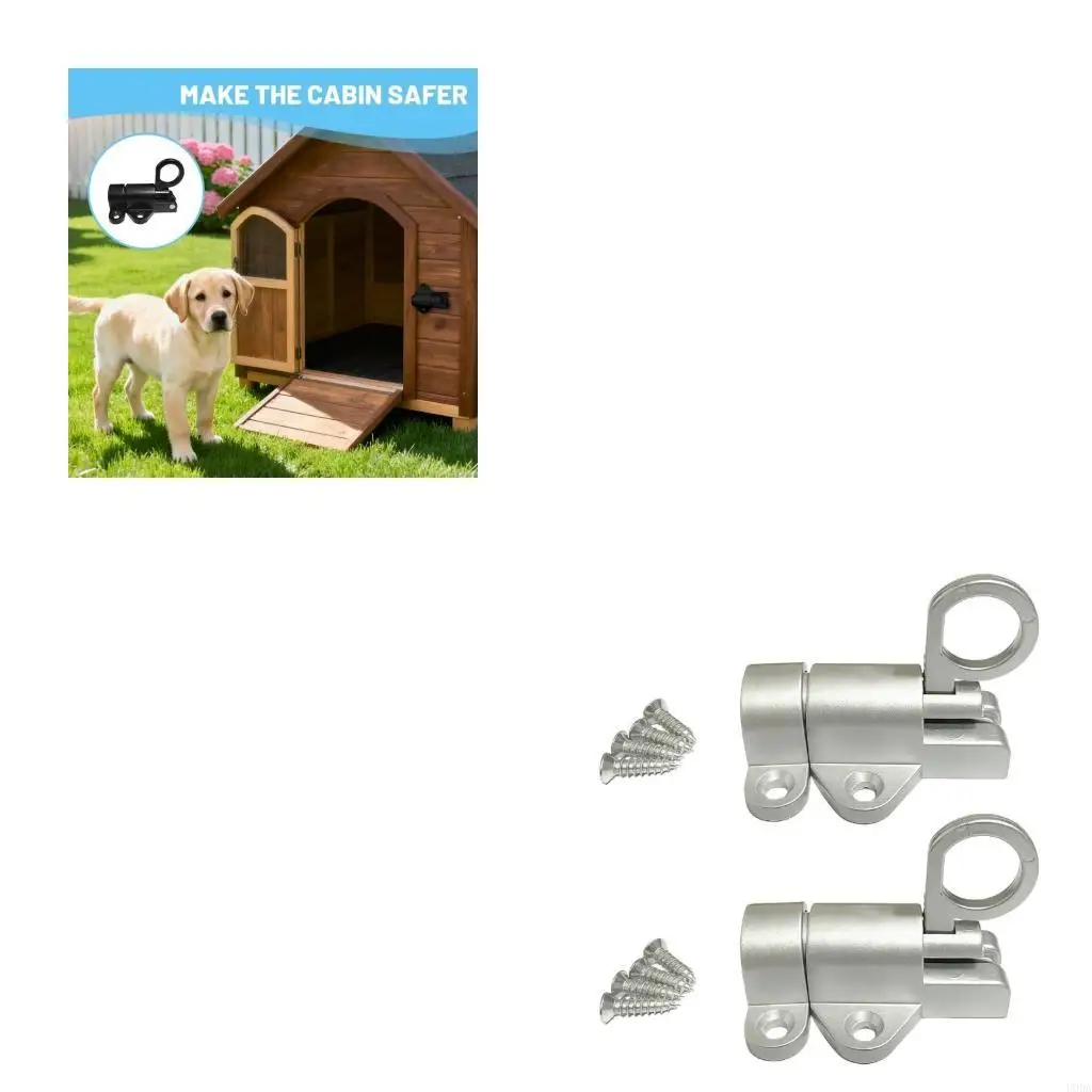 2 Stuks Aluminium Deurvergrendeling Pin Lente Deur Bolt Vergrendelingen Lock Hardware