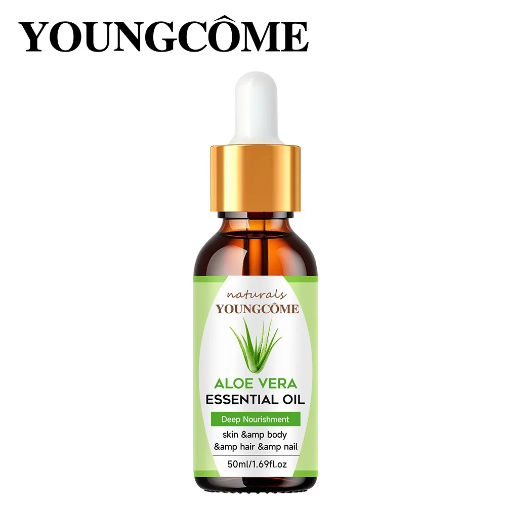 YOUNGCOME 30g/60g Pure Aloe Vera Moisturizing Essential Oil Nourishes The Skin Body Hair Healthy Hair Revitalizes Hair's Beauty