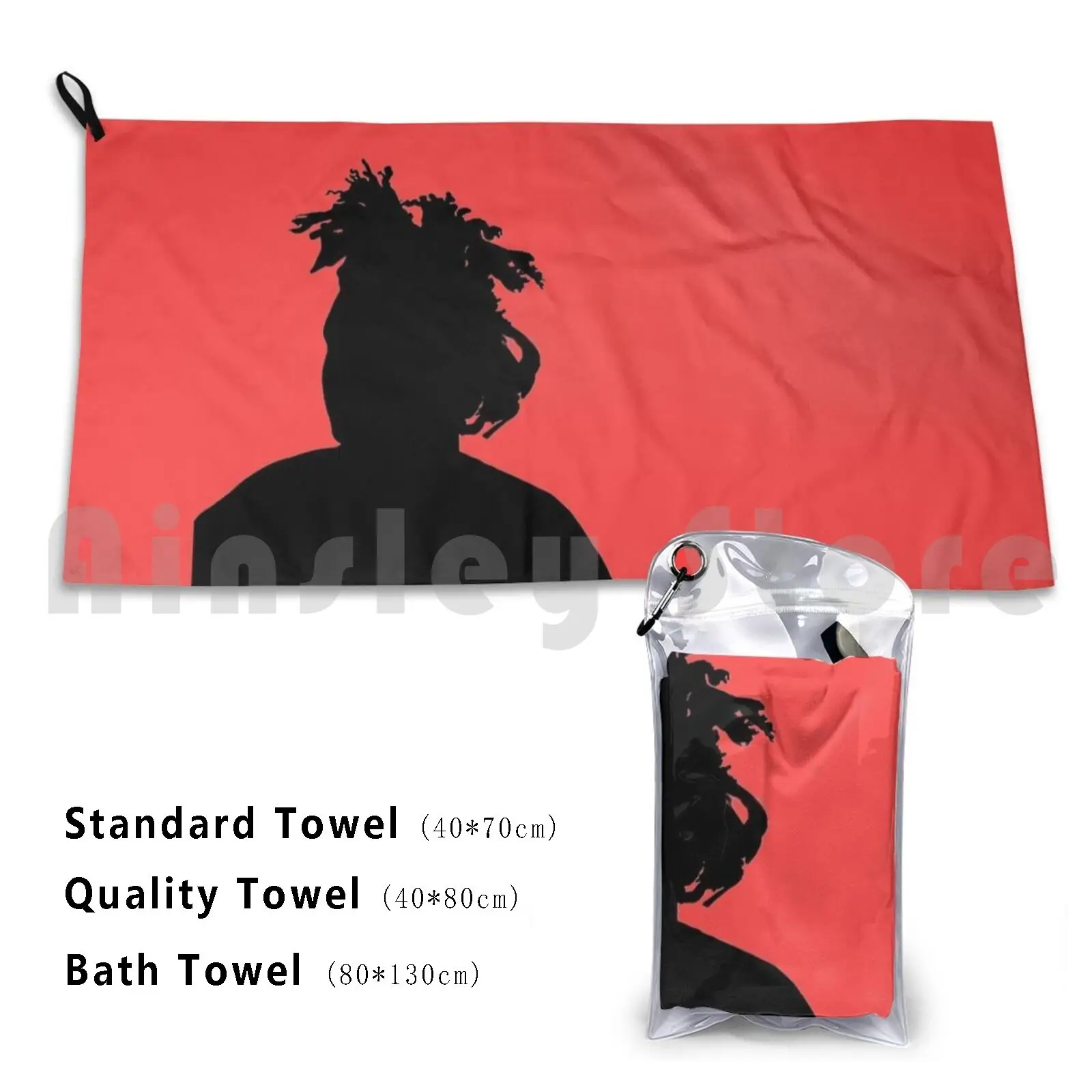 The Weeknd Silhouette Bath Towel Beach Cushion Weeknd Silhouette Abel Tesfaye After Hours Blinding Lights In Your