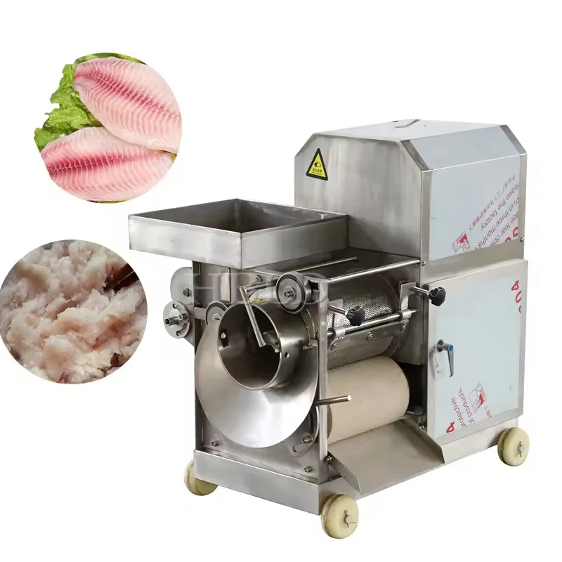 Efficient Fish Meat Separator Stainless Steel Commercial Fish Bone Removal Machine