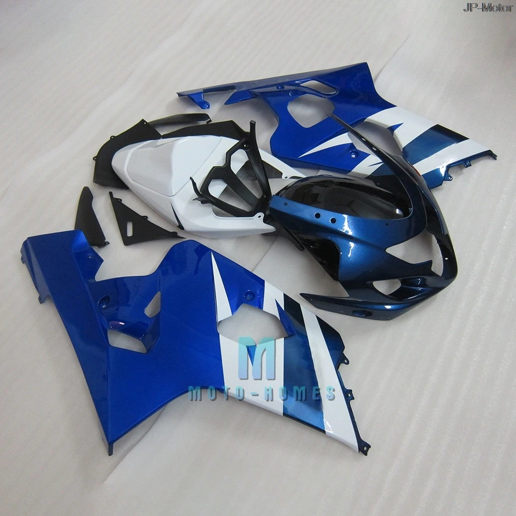 Blue Fairing Kits for SUZUKI  04 05 GSX-R750 R600 K4 GSXR600 750 2004 2005 Fitment ABS Plastic Free DIY Motorcycle Plastic Kit