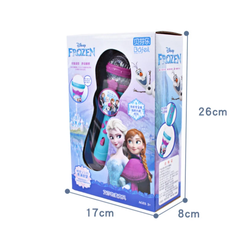 Cartoon Frozen Elsa Anna Princess Anime Singing Microphone Toys Music DSN Frozen Microphone Song Birthday Gifts view 5