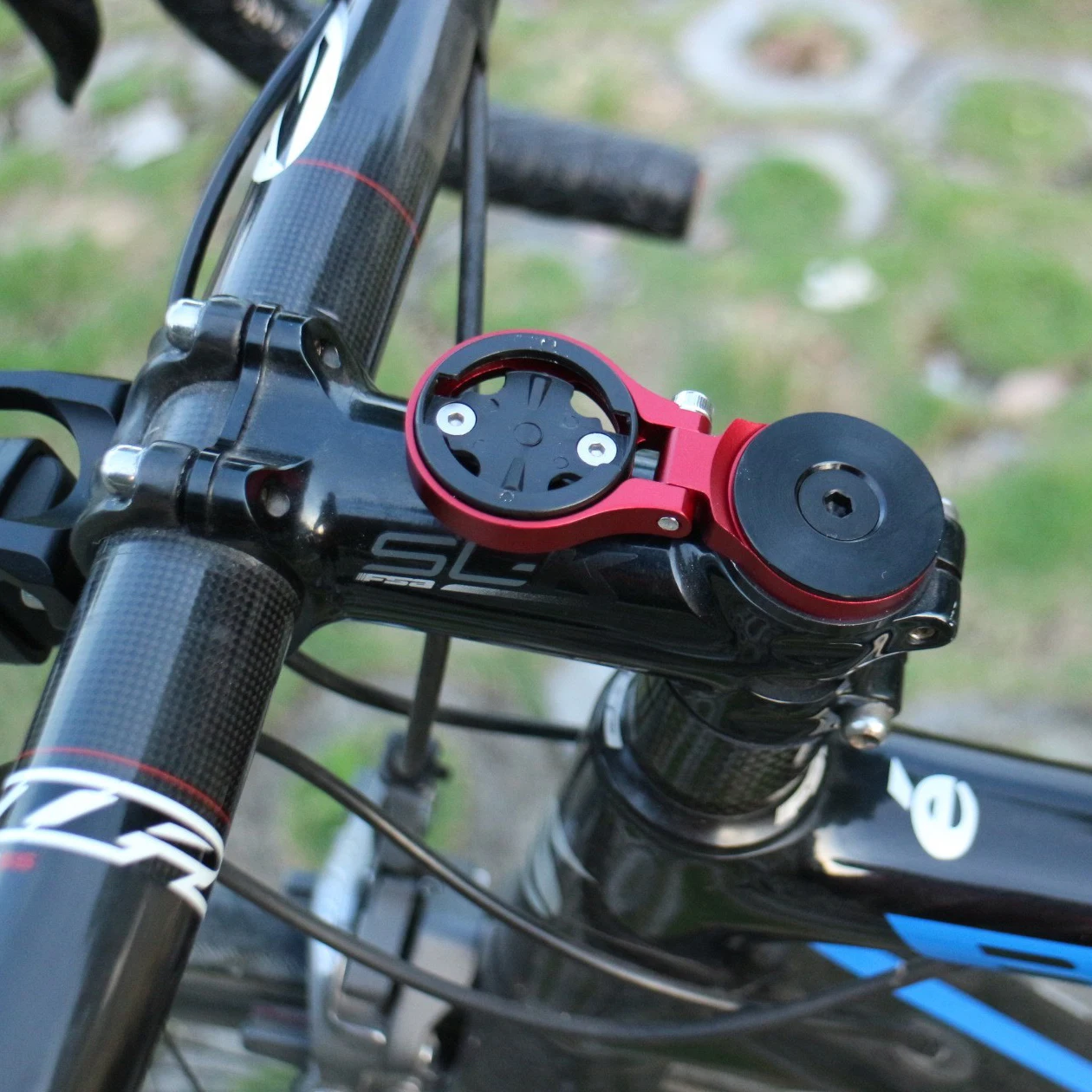Fahrrad-Vorbauhalterung für Garmin Edge, Aluminium-Legierung Fahrradcomputer-Halterung – Detail 3