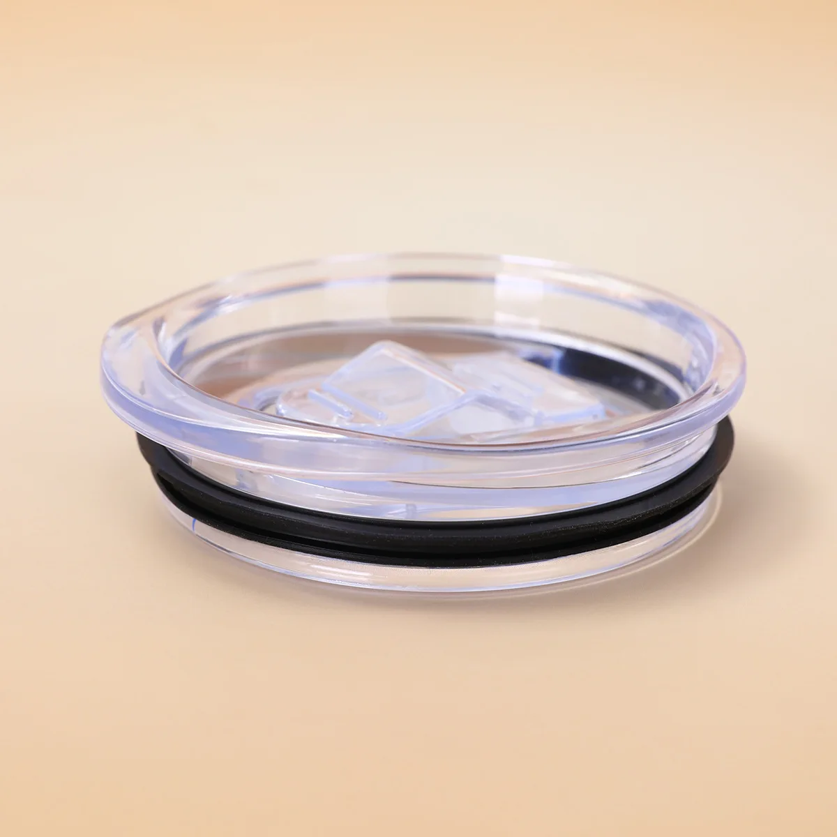 12oz 16oz 20oz 30oz Slim Straight Cup Push Lid Sealed Leak-proof Transparent Slide Lid Simple Car Cup Lid Wholesale Tapa De Taza - 3