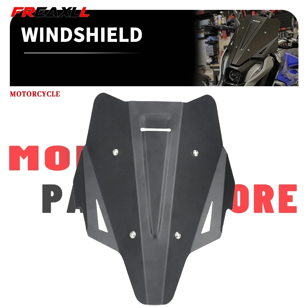

Мотоцикл для YAMAHA FZ07 MT07 MT-07 FZ 07 2021-2024, алюминиевый спортивный козырек на лобовое стекло, дефлектор 2024 2023 2022 2021