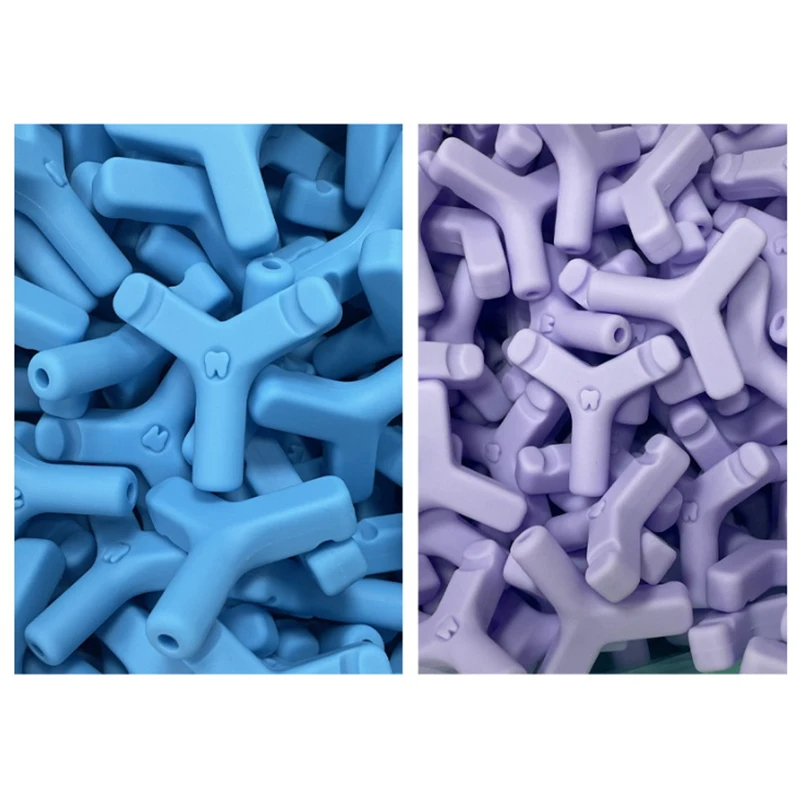 ⭐ حار ❗   1/4 قطعة أليجنر الأسنان Chewies سيليكون الأسنان عصا لدغة تقويم الأسنان لدغة مضغ منع تشويه الوجه على شكل Y