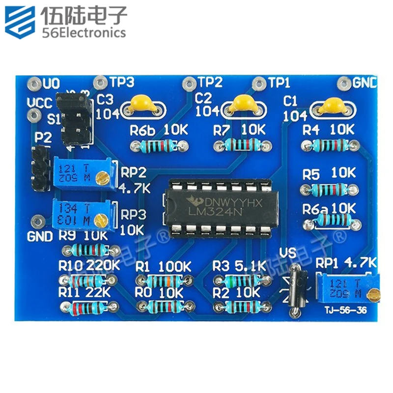 Electronic Components Kits Waveform Generator Kit Electronic Assembly and Debugging Supporting Practical Soldering Exercises