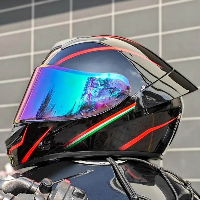 

Одобренный DOT унисекс анфас мотоциклетный шлем быстросъемный двойной индивидуальный ABS новый безопасный Casco для мужчин женщин универсальный крой